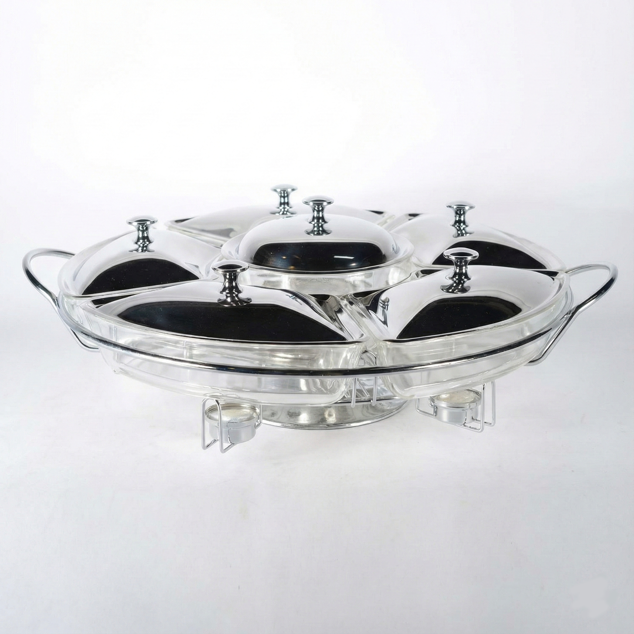 Mesa posta com Rechaud Giratório de 52cm