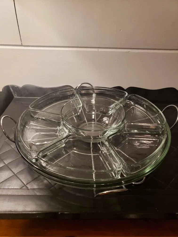 Rechaud giratório na mesa da Maria Eduarda