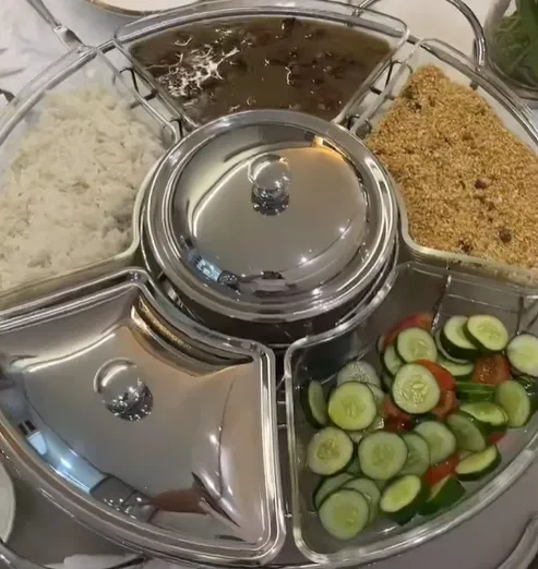 Rechaud em evento produzido pela Aline